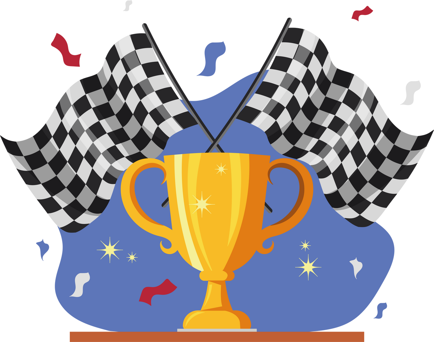 rally racing trophy